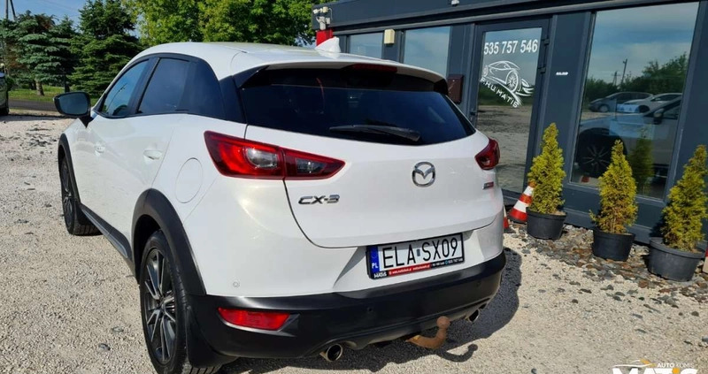 Mazda CX-3 cena 63900 przebieg: 175000, rok produkcji 2015 z Chociwel małe 781